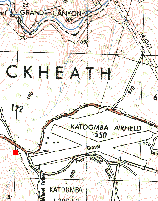 Excerpt from Katoomba map, 2nd edition